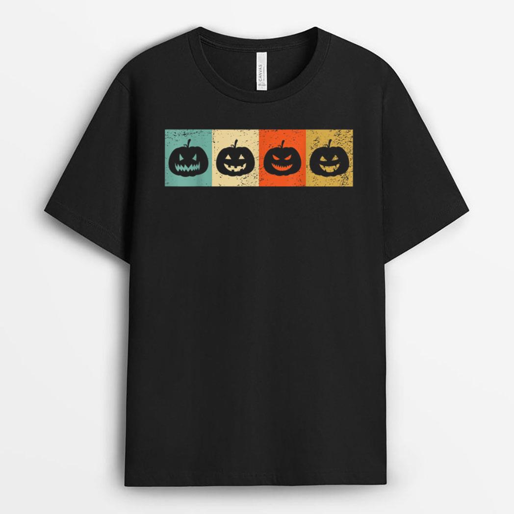Halloween Clothes   Vintage Pumpkin T-Shirt