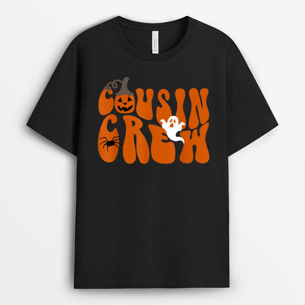 Halloween Cousin Crew  Toddler to Adult Family Reunion T-Shirt