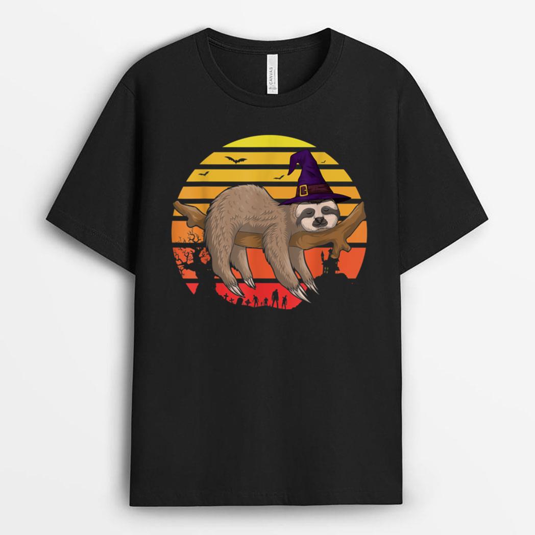 Halloween Funny Sloth Costume Hocus Slowcus Kids Men Women T-Shirt