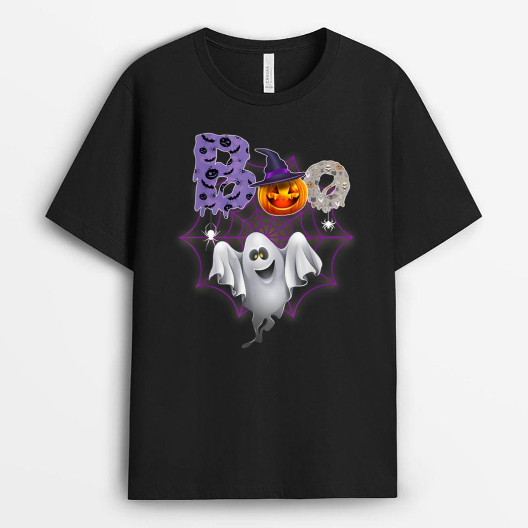 Halloween Pumpkin Ghost T-Shirt