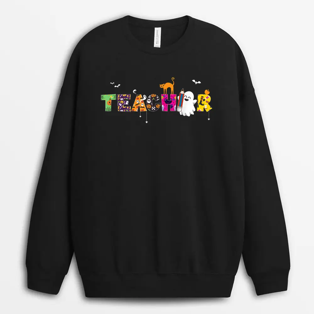 Halloween Math Teacher Trig Or Treat Student Teacher Gifts Sweatshirt - Black