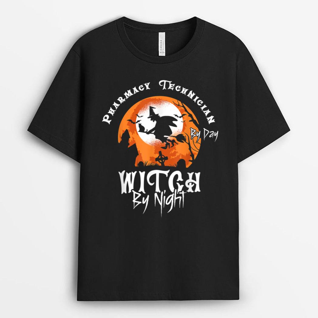 Halloween Witch & Pharmacy Technician T-Shirt