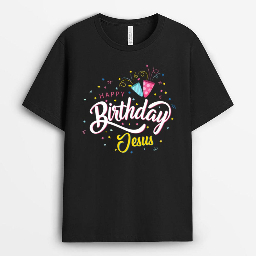 Happy Birthday-Jesus - Cute Christian-Christmas - Funny gift Premium T-Shirt