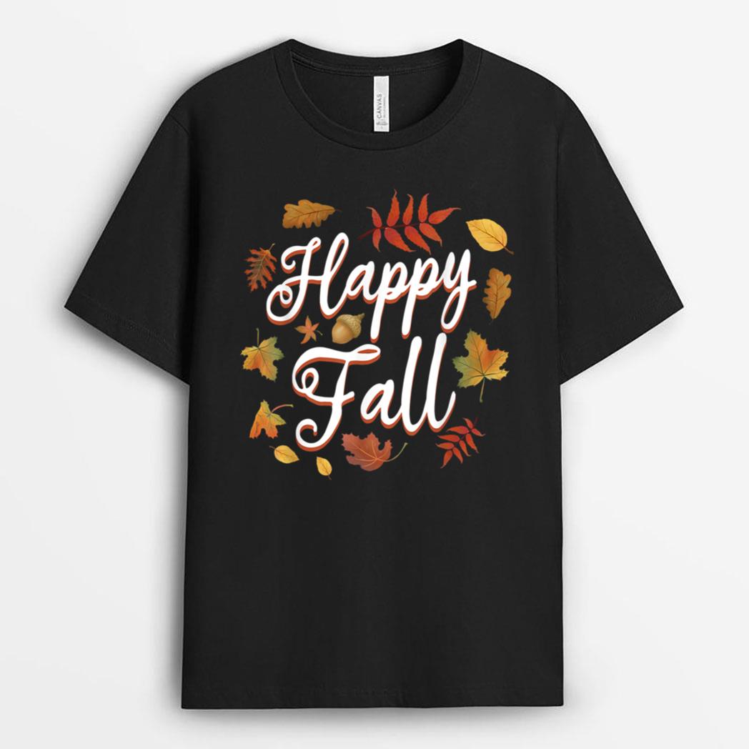 Happy Fall Pumpkin Halloween T-Shirt
