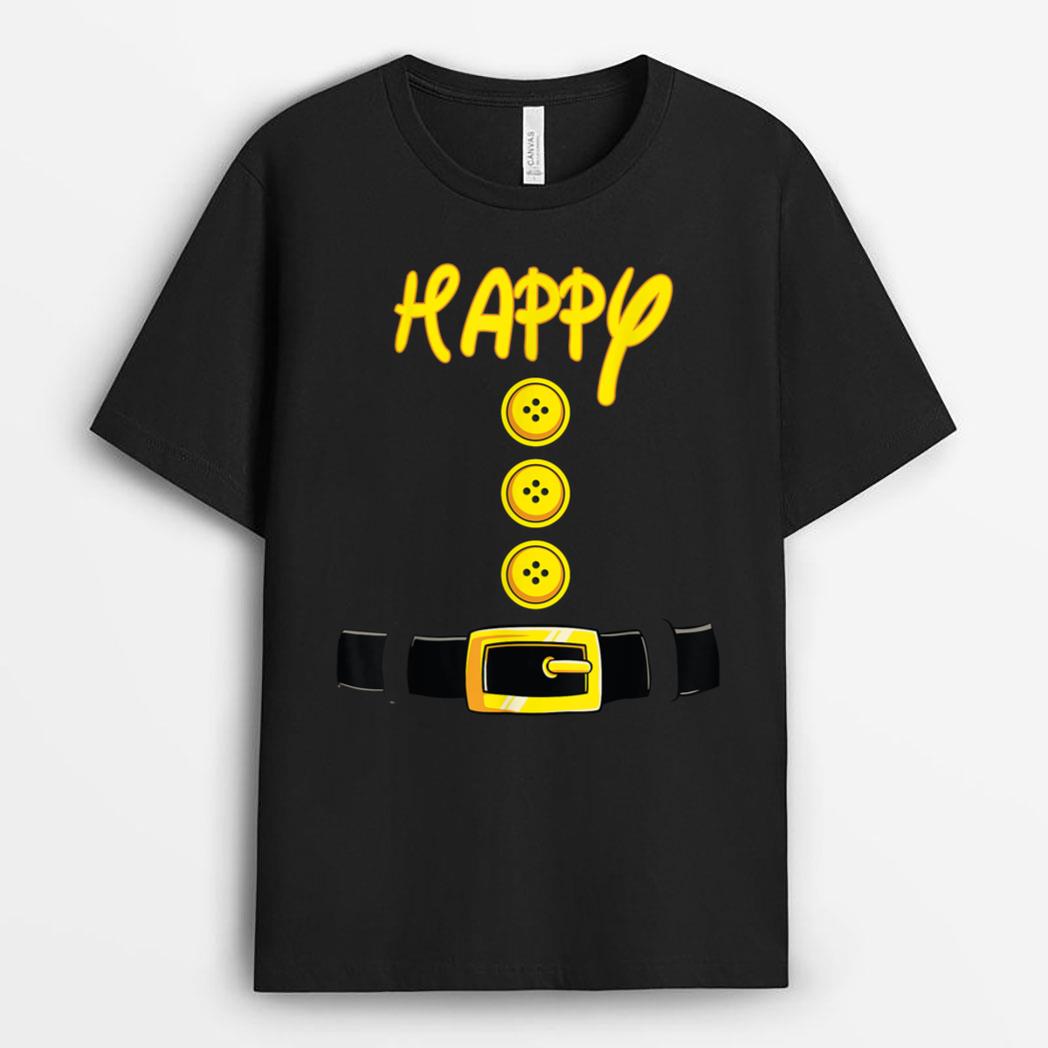 Happy Halloween Dwarf Costume Color Matching T-Shirt