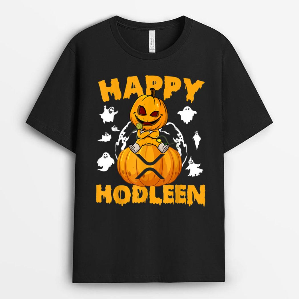 Happy Halloween Ripple XRP Coin Crypto Token HODL Costume T-Shirt