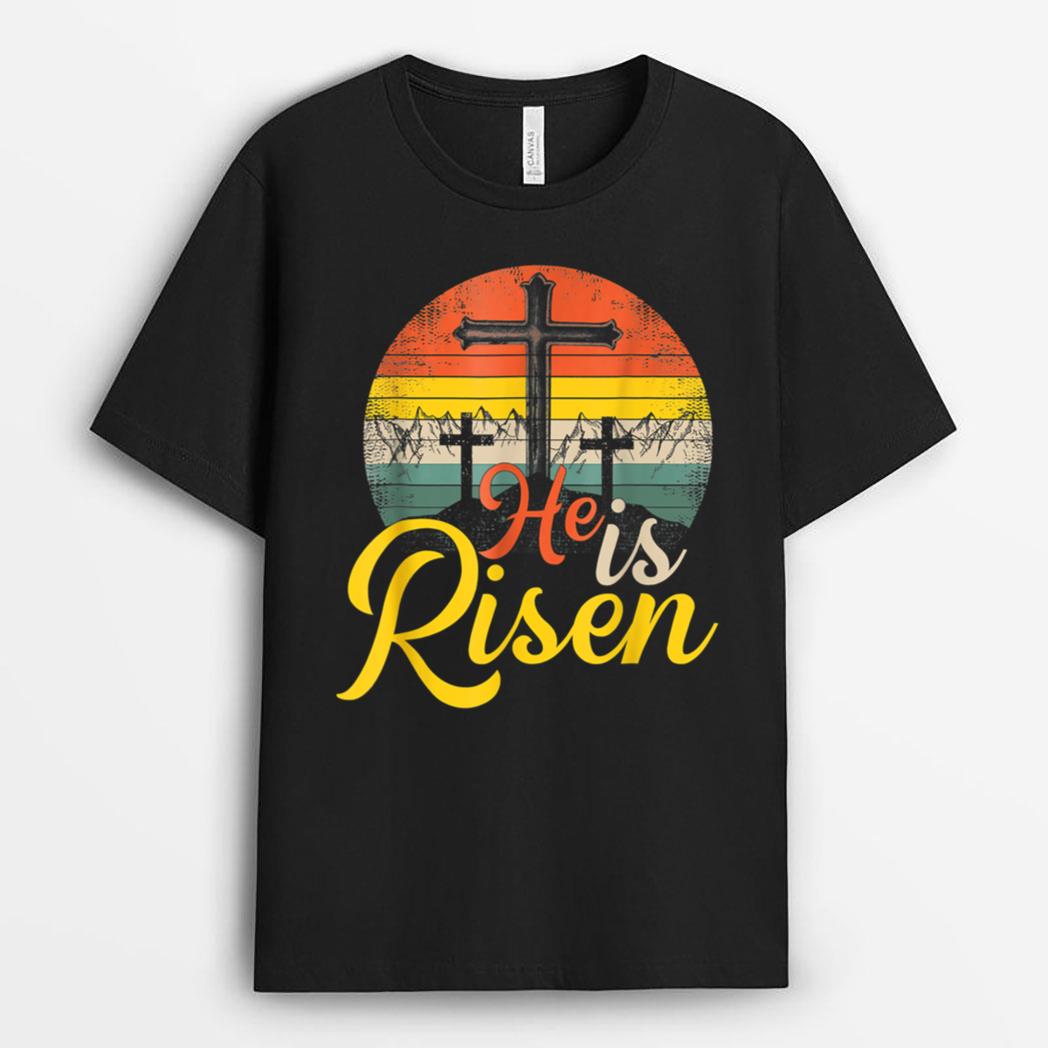 He Is Risen Christian Easter Jesus T-Shirt