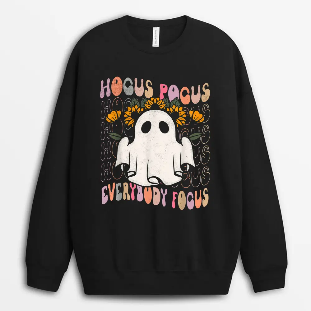 Hola Estudiantes Maestra Back To School Spanish Teacher Sweatshirt - Black
