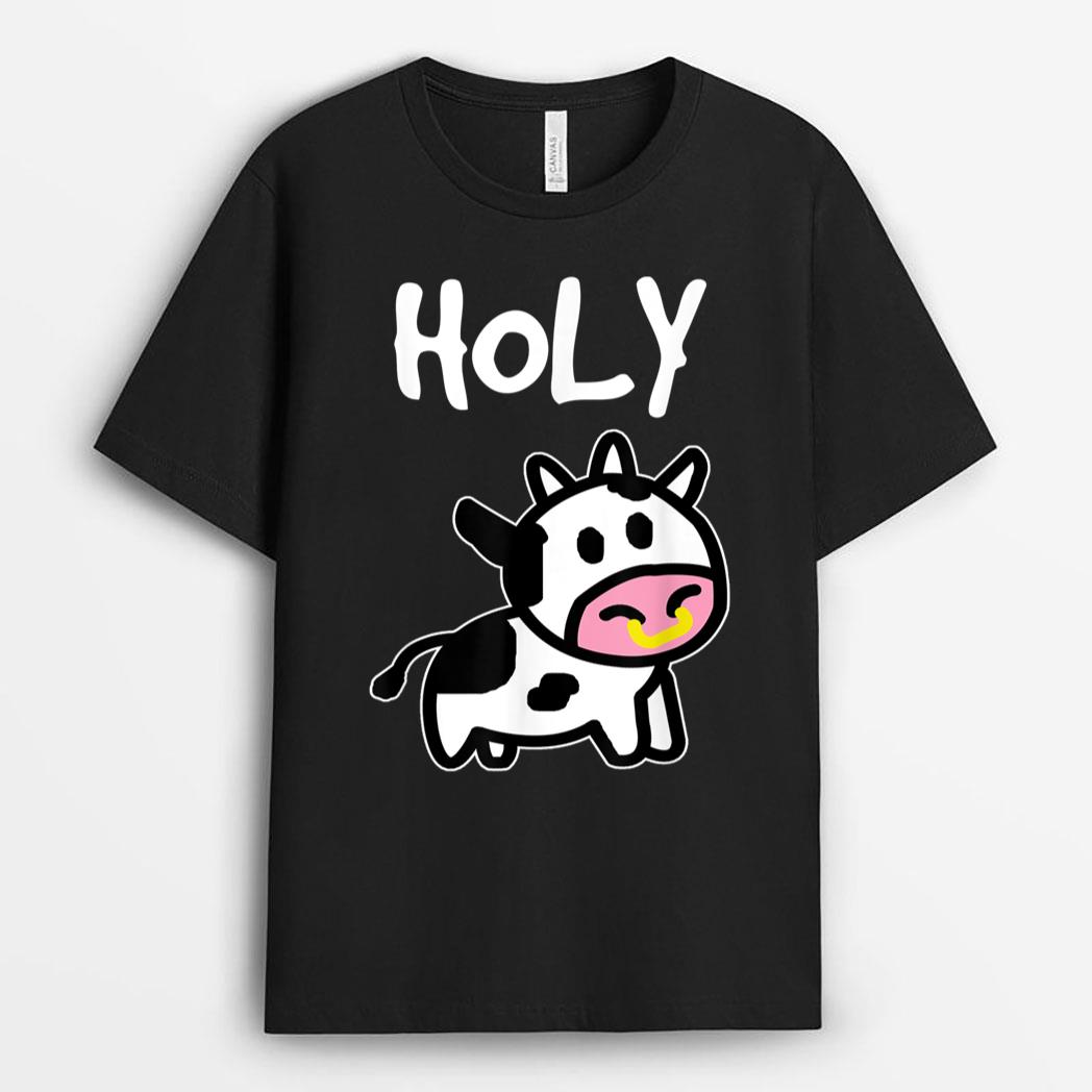 Holy Cow - Funny Farmer cow for adults kids boys and girls T-Shirt