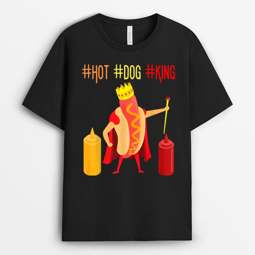 Hotdog King BBQ  Hotdog Lover Team Hotdog T-Shirt