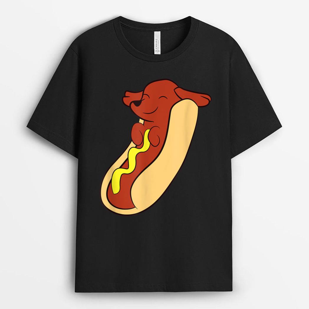 Hotdog Lover Hotdog Dachshund Hot Dog T-Shirt