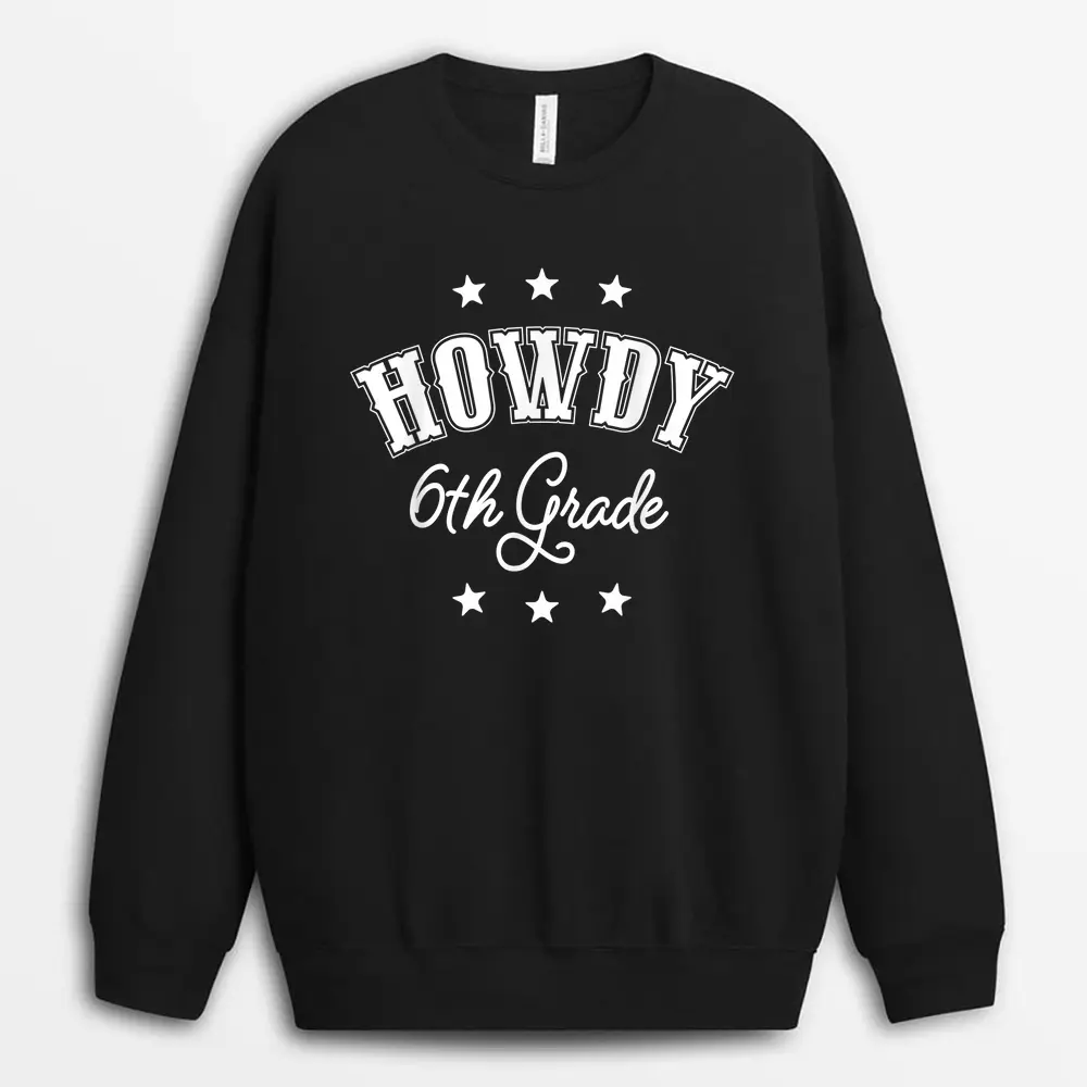 Hola Estudiantes Maestra Back To School Spanish Teacher Sweatshirt - Black