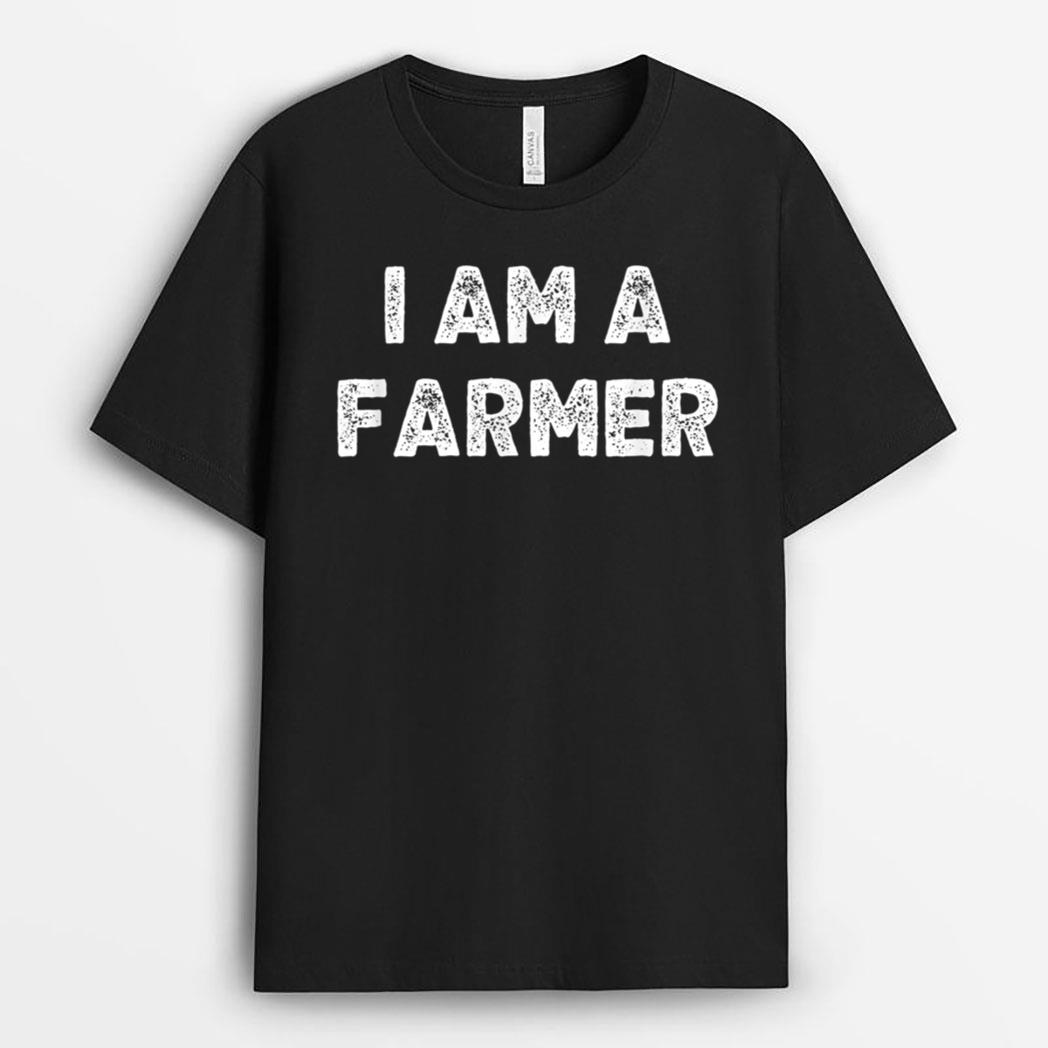 I Am A Farmer Halloween I'm Simple Costume Easy T-Shirt