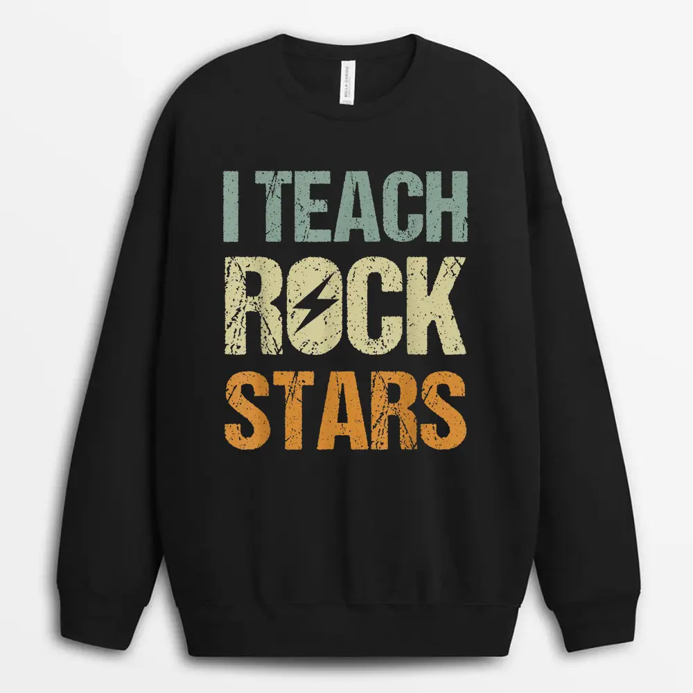 I Teach English Because Math Teachers Need Heroes Too Sweatshirt - Black