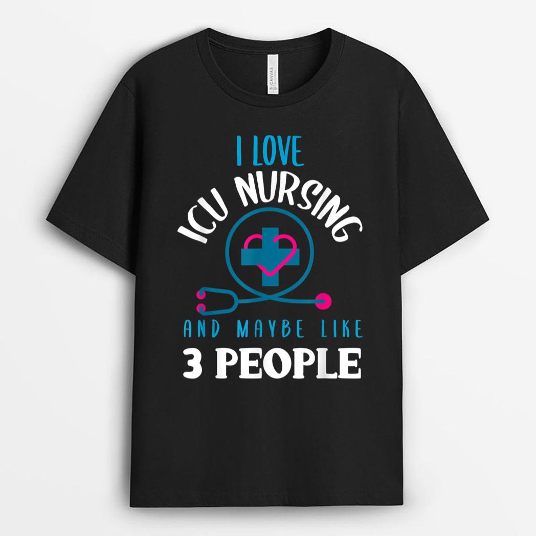 ICU Nurse  Sarcastic Critical Care Nurse ICU Nursing T-Shirt