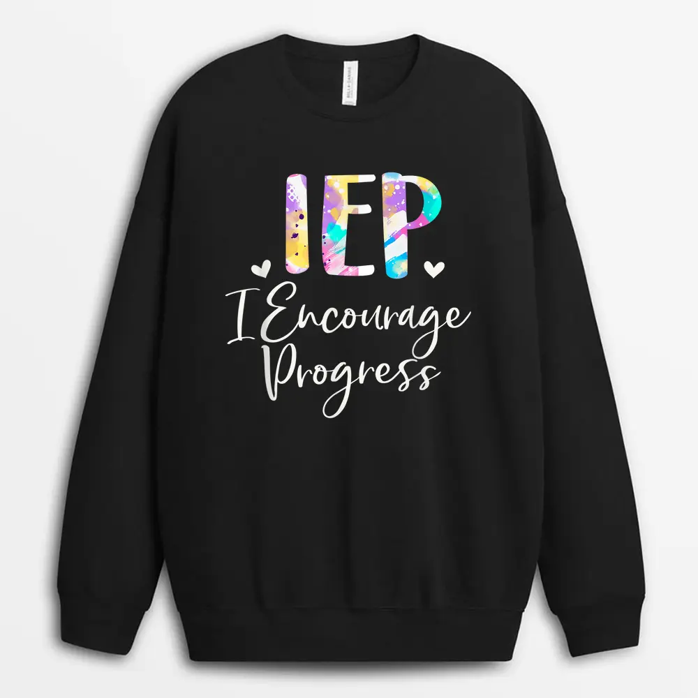 I Wear Pink For My Kindergarten Teacher Breast Cancer Sweatshirt - Black