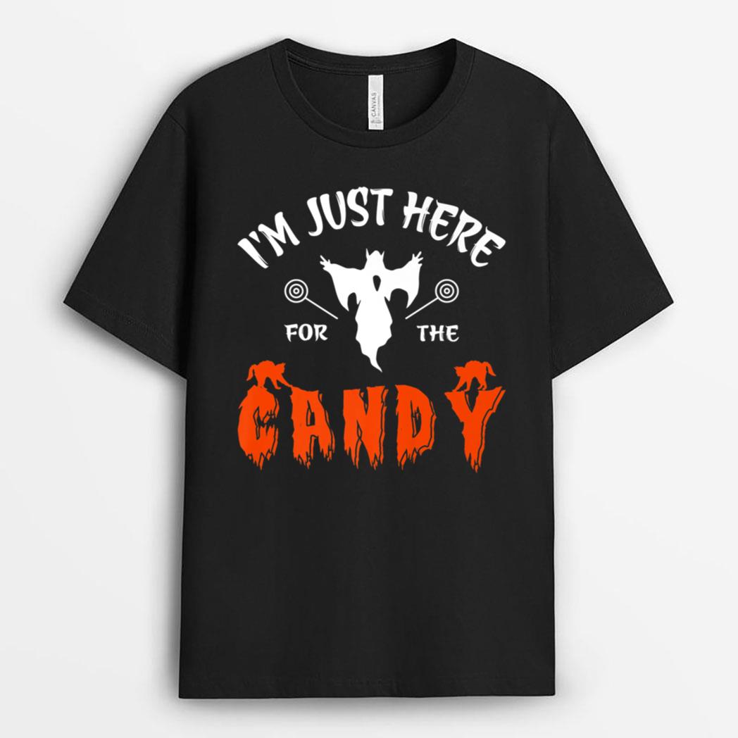 I'm Just Here For The Candy Halloween Costume T-Shirt