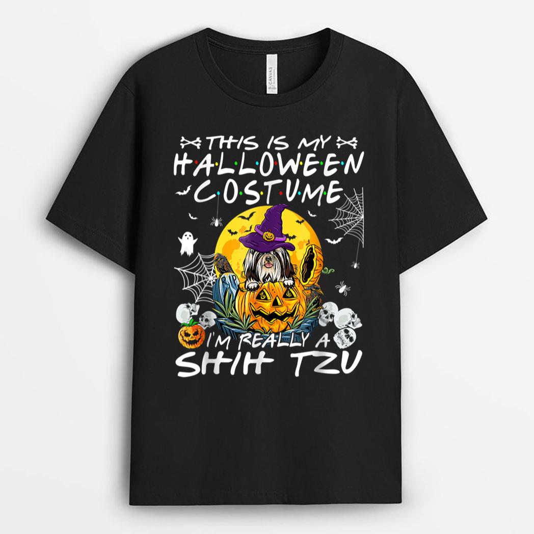 I'm Really A Shih Tzu Dog Lover Halloween Costume T-Shirt