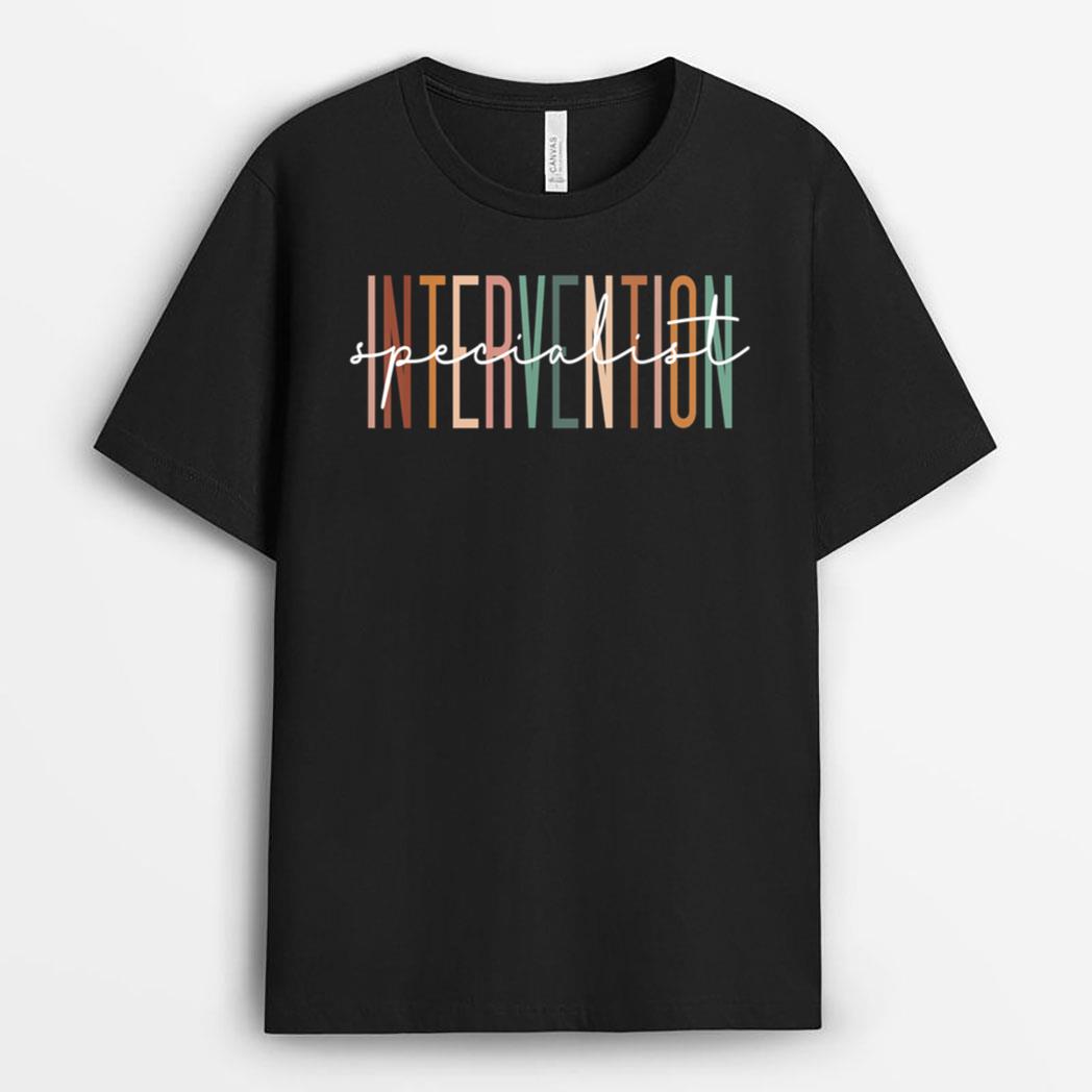 Intervention Specialist Teacher Squad Early Intervention T-Shirt
