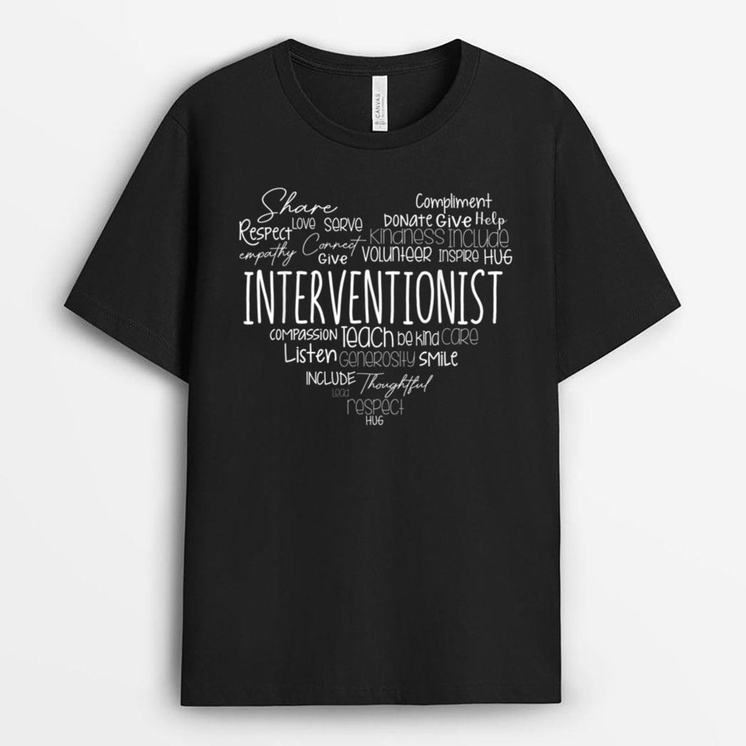 Interventionist Crew School Support Dyslexia Squad Reading T-Shirt