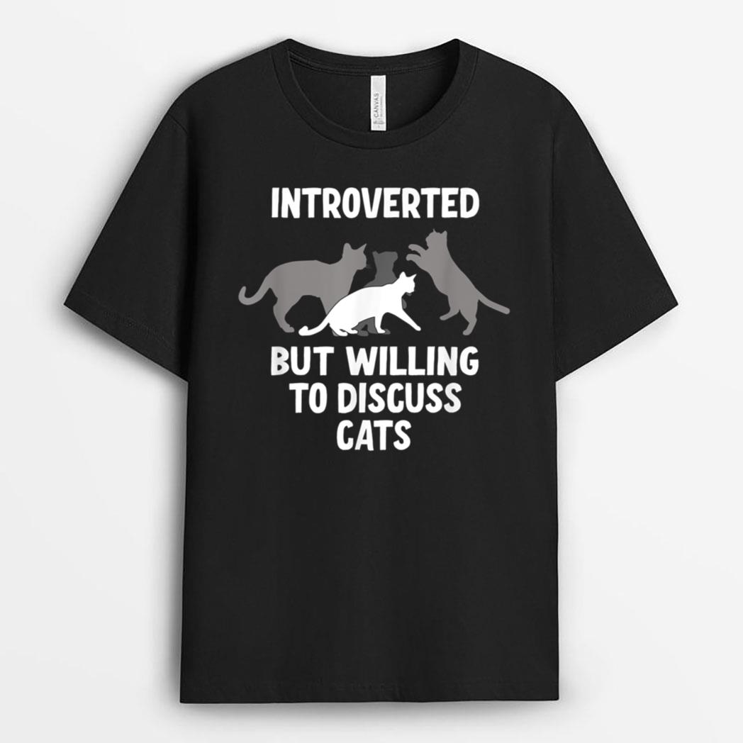 Introverted But Willing To Discuss Dogs Dog Lover Vintage T-Shirt