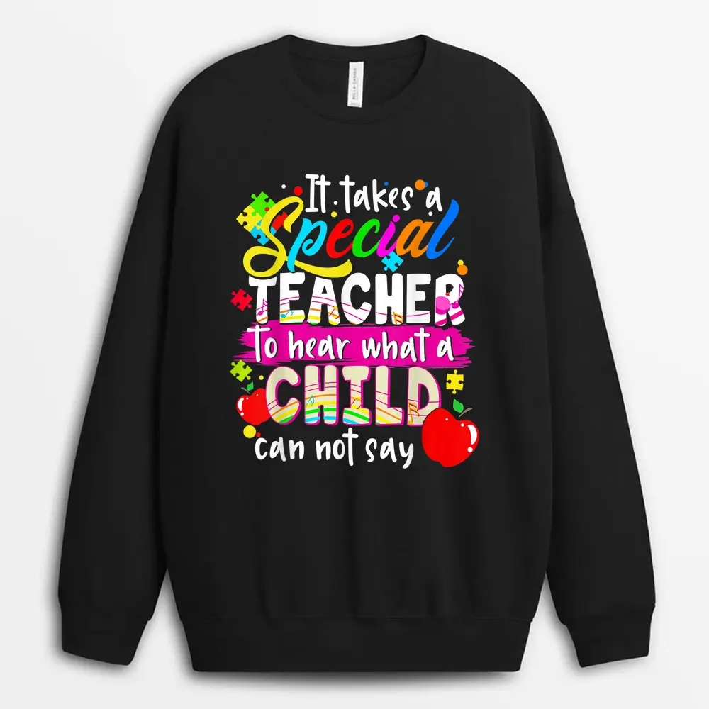 Interventionist Crew School Support Dyslexia Squad Reading Sweatshirt - Black
