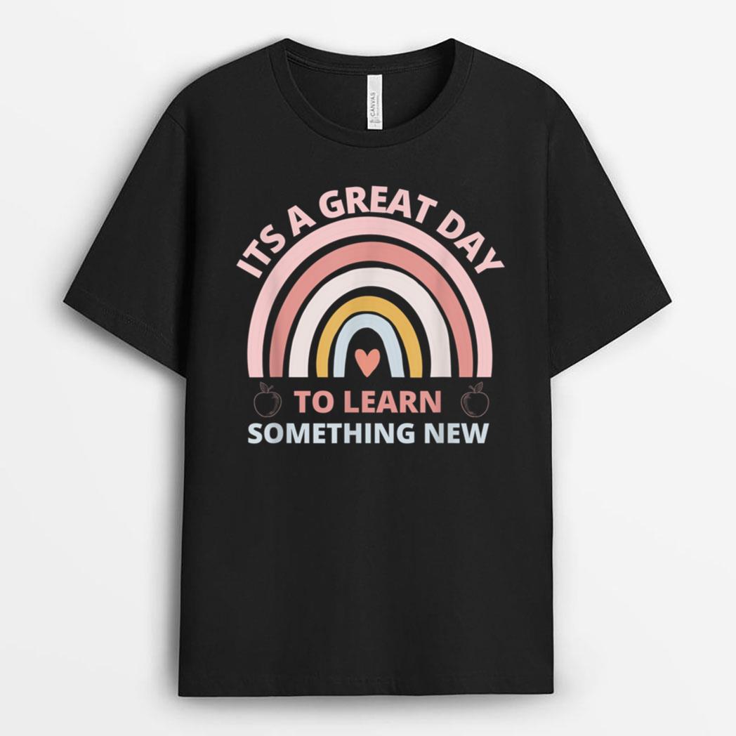 It's a Good Day To Learn Something New Groovy Teacher T-Shirt