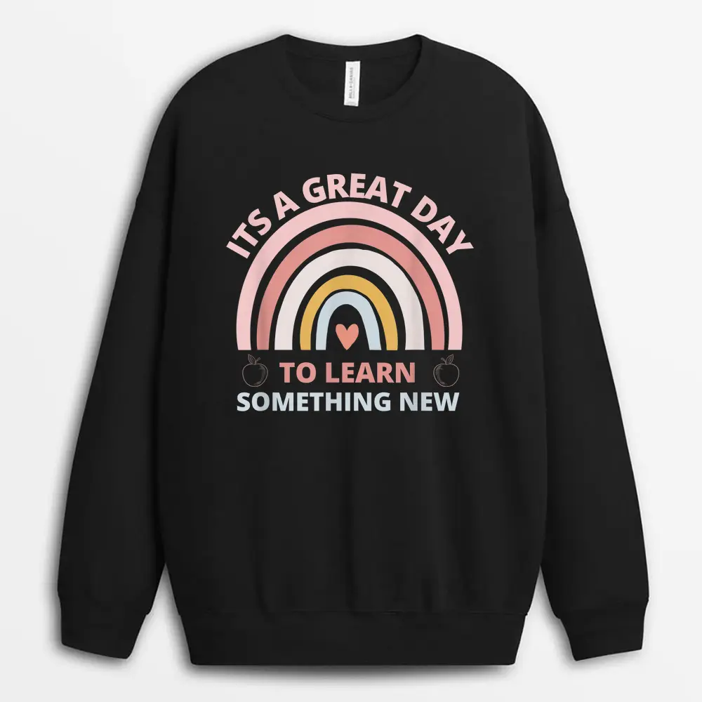It's A Good Day To Exercise PE Teacher Funny Gym Exercise Sweatshirt - Black