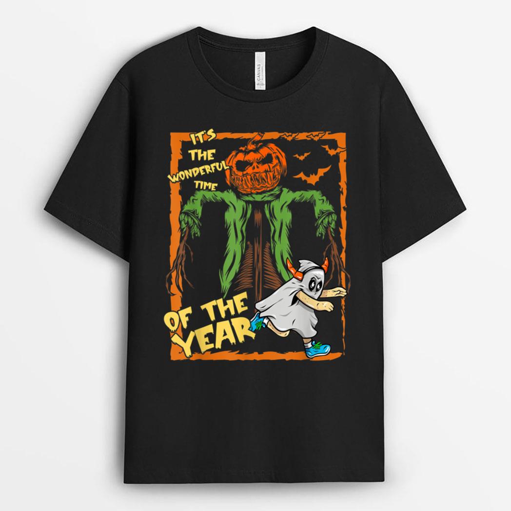 It's the Most Wonderful Time of the Year Ghost Halloween Ver 2 T-Shirt