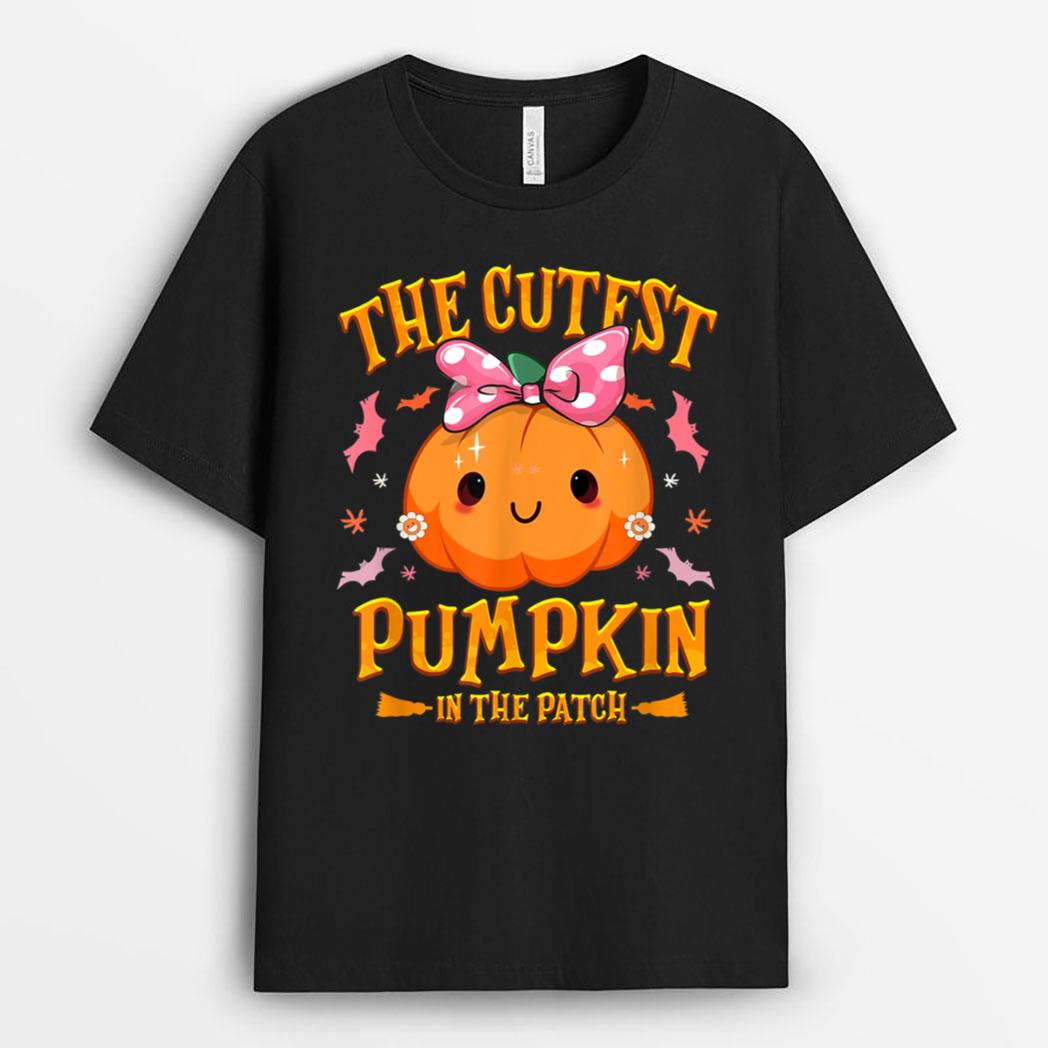 Jack O Lantern Halloween Pumpkin Unicorn Girl Toddler Kids T-Shirt