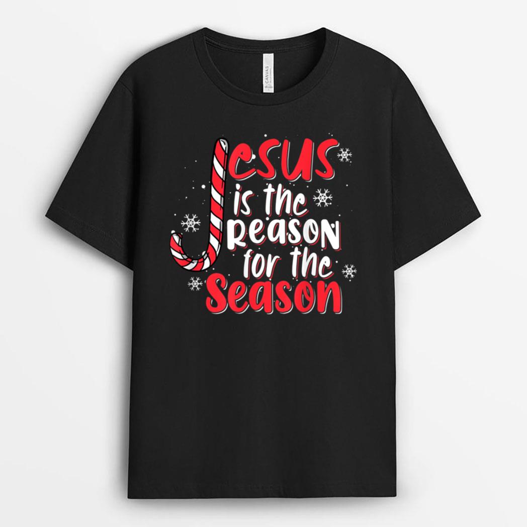 Jesus Is The Reason For The Season Funny Christmas Holiday T-Shirt
