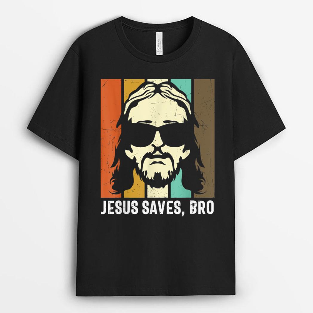 Jesus Saves Bro Religion Christian T-Shirt