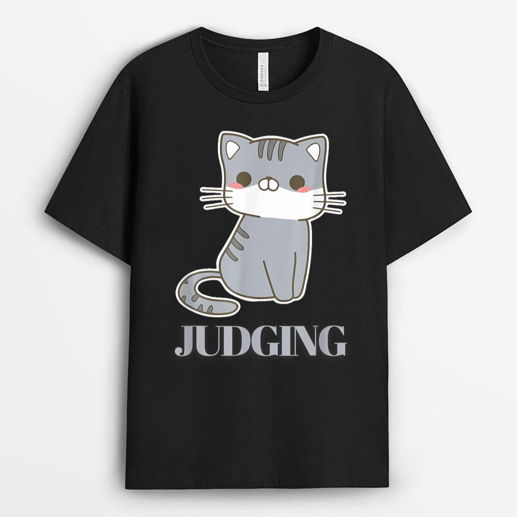 Judging Meme Funny Retro Style Vintage Cats T-Shirt