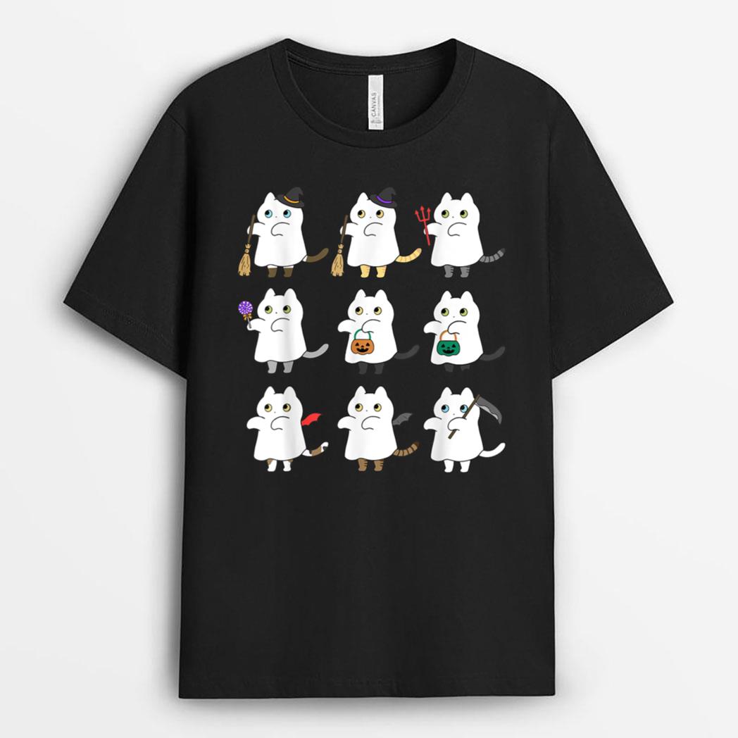 Kawaii Cat . Retro Style Anime T-Shirt