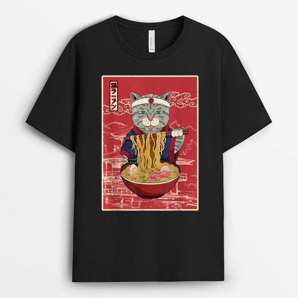 Kawaii Cat Donut Anime Lover Otaku T-Shirt