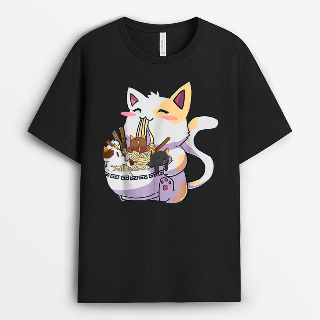 Kawaii Cute Cat When I M Hungry And Not Cat Lover T-Shirt
