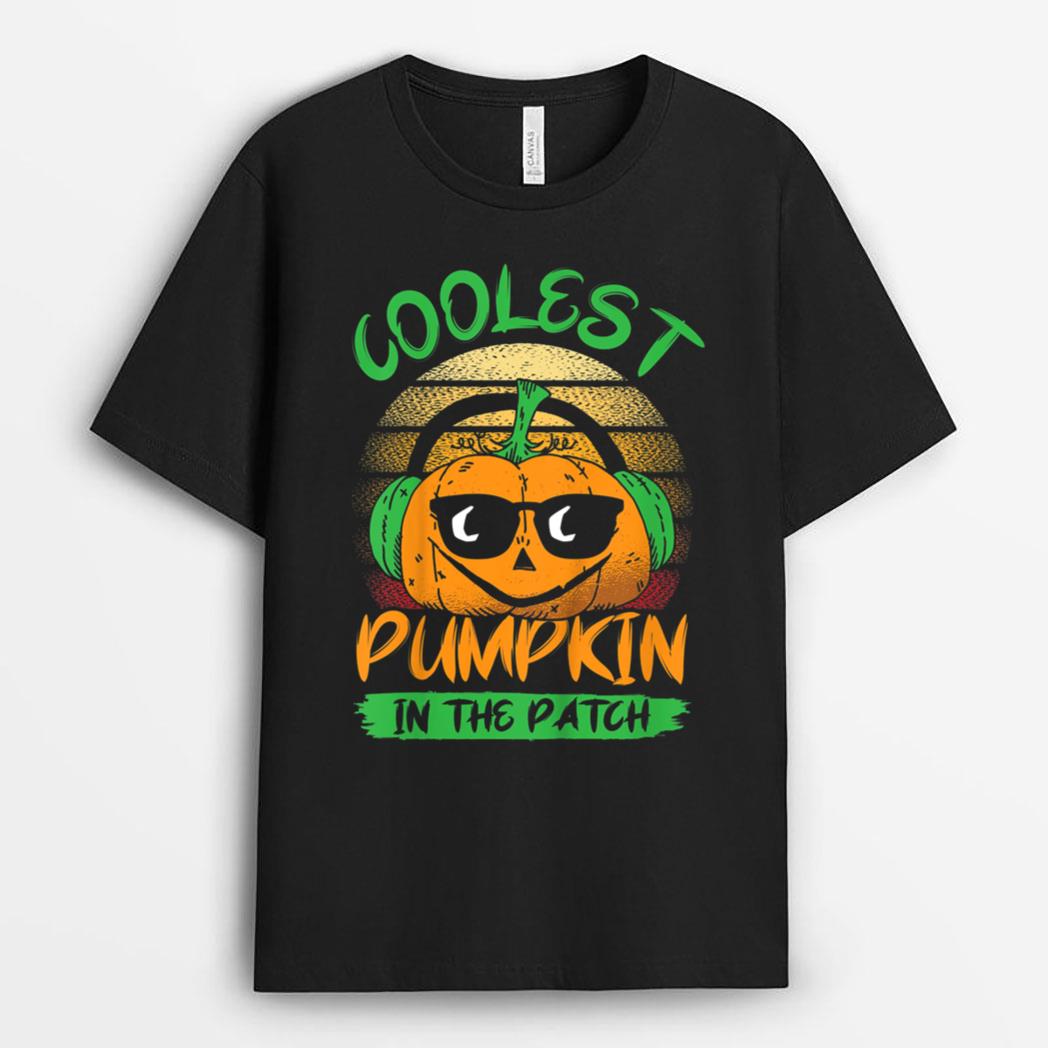 Kids Boys Halloween Shirt Coolest Pumpkin Halloween For Toddlers T-Shirt