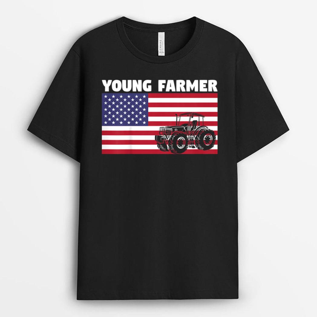 Kids Farm Lifestyle Tractor Lover Young Farmer T-Shirt