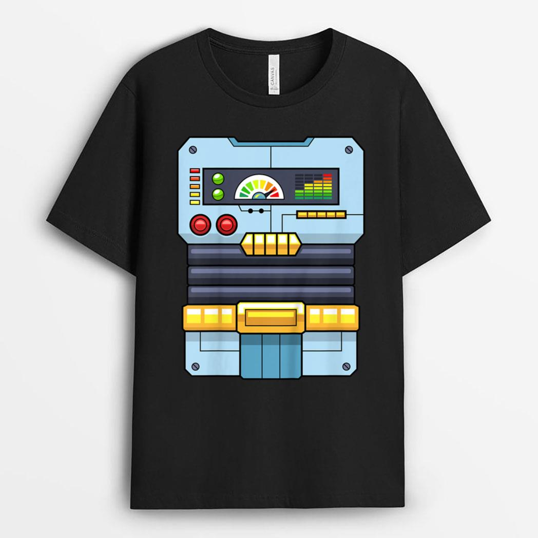 Kids Robot Costume   Boys Girls Halloween Outfit T-Shirt