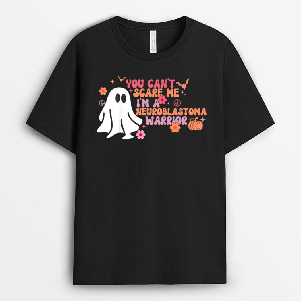 Kids You Can't Scare Me I'm a Neuroblastoma Warrior Halloween T-Shirt