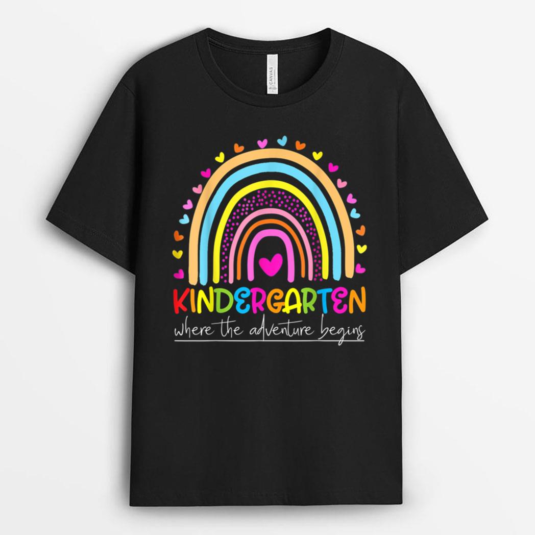 kindergarten rainbow teacher Welcome Back To School Teacher T-Shirt