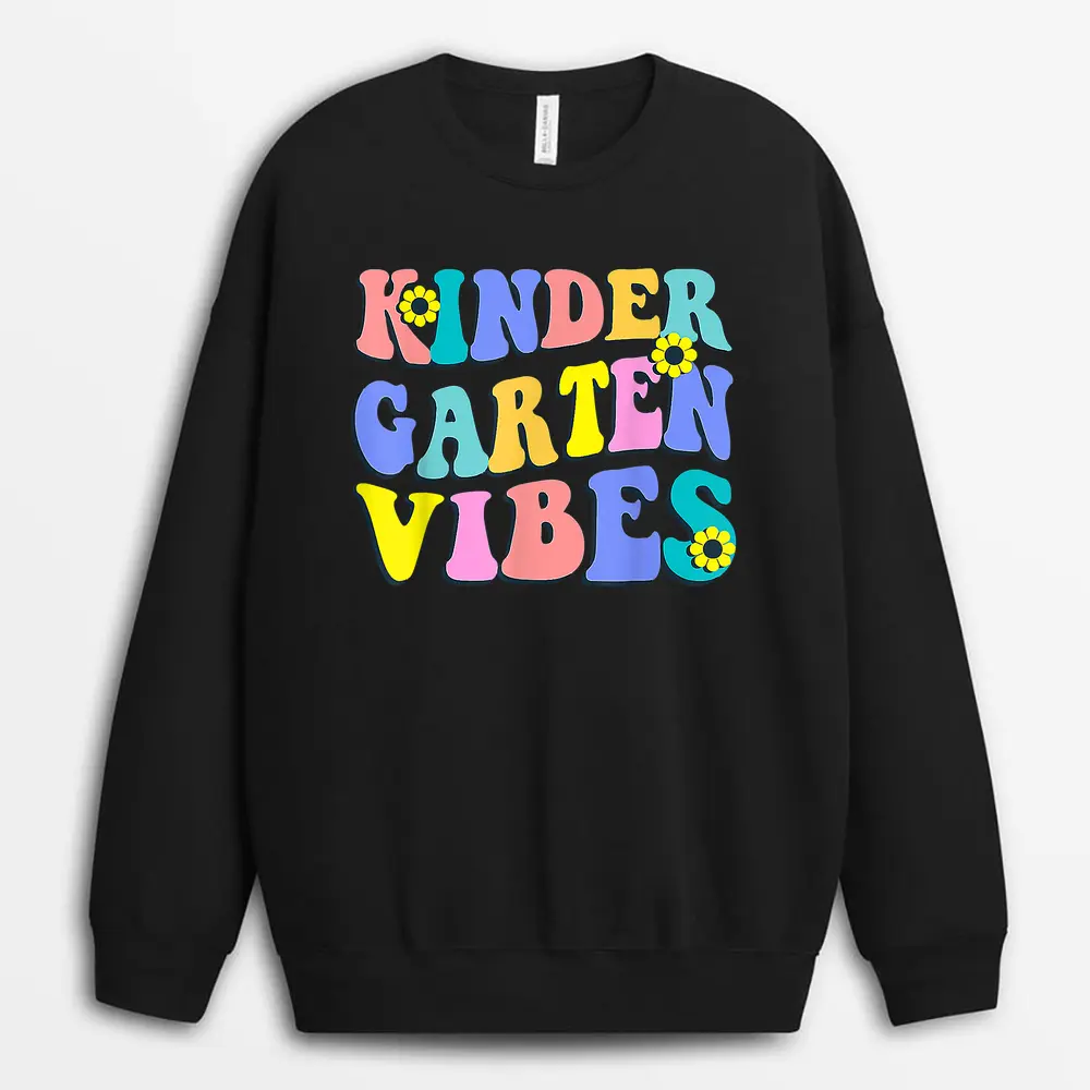 Last Day Of School For Pre-K Teacher Off Duty Tie Dye Sweatshirt - Black