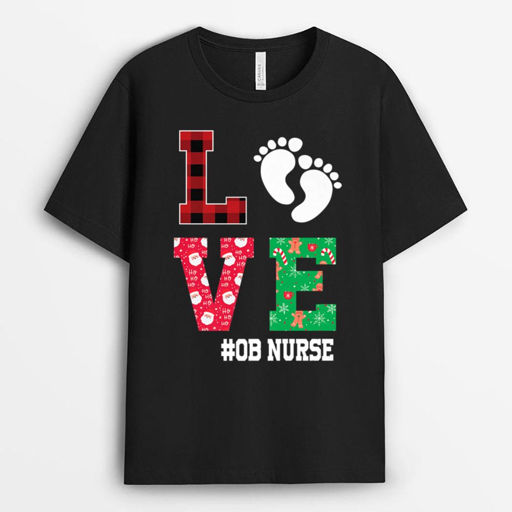 Labor And Delivery Nurse Christmas Xmas T-Shirt