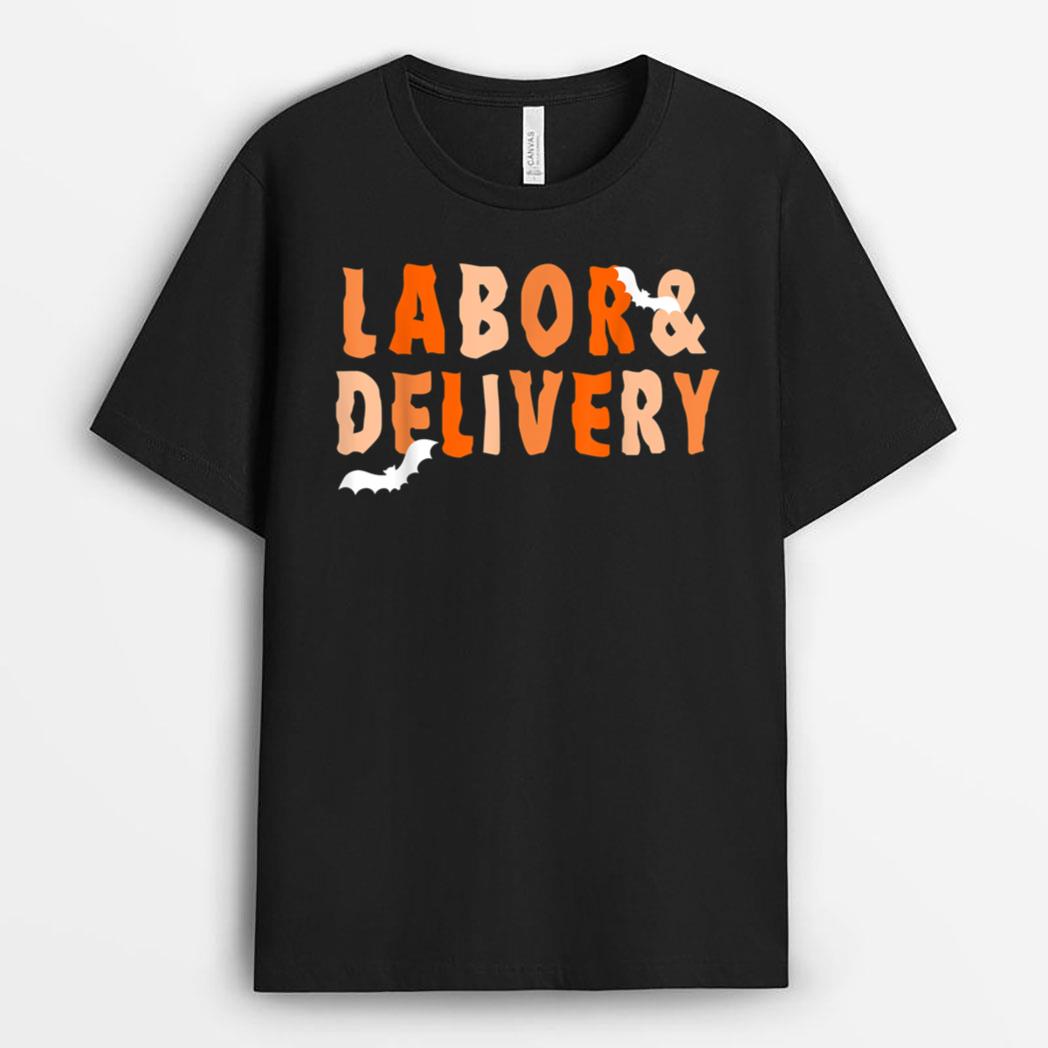 Labor and Delivery Nurse Halloween L&D NICU Nursing OB GYN T-Shirt