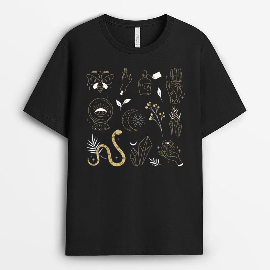 Last Minute Halloween Witchcraft Palmistry T-Shirt