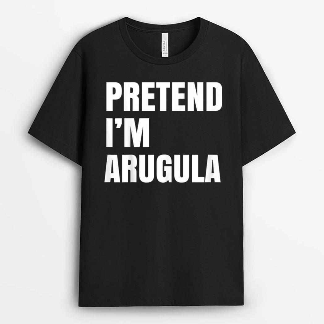 Lazy Halloween Costume Pretend I'm Arugula Lovers Food T-Shirt