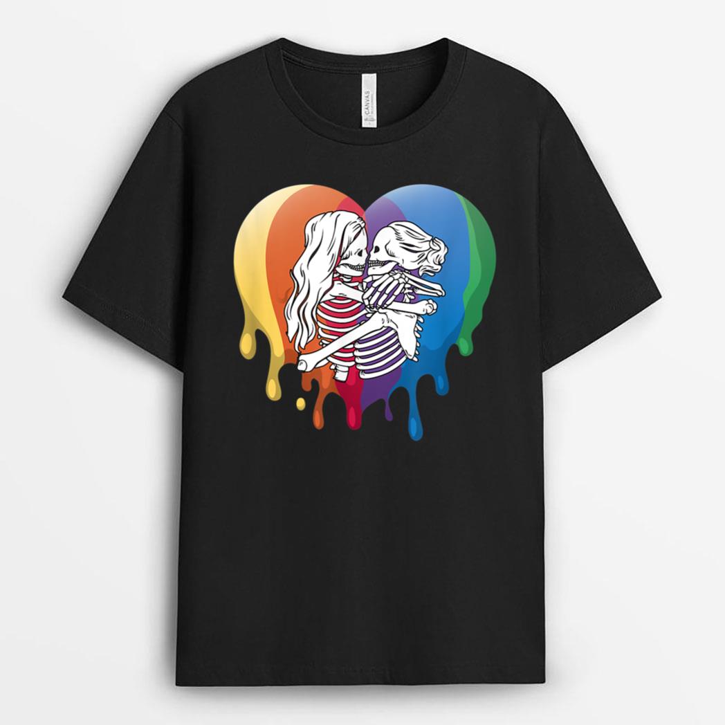 LGBT Wedding Halloween Themed Anniversary Party T-Shirt