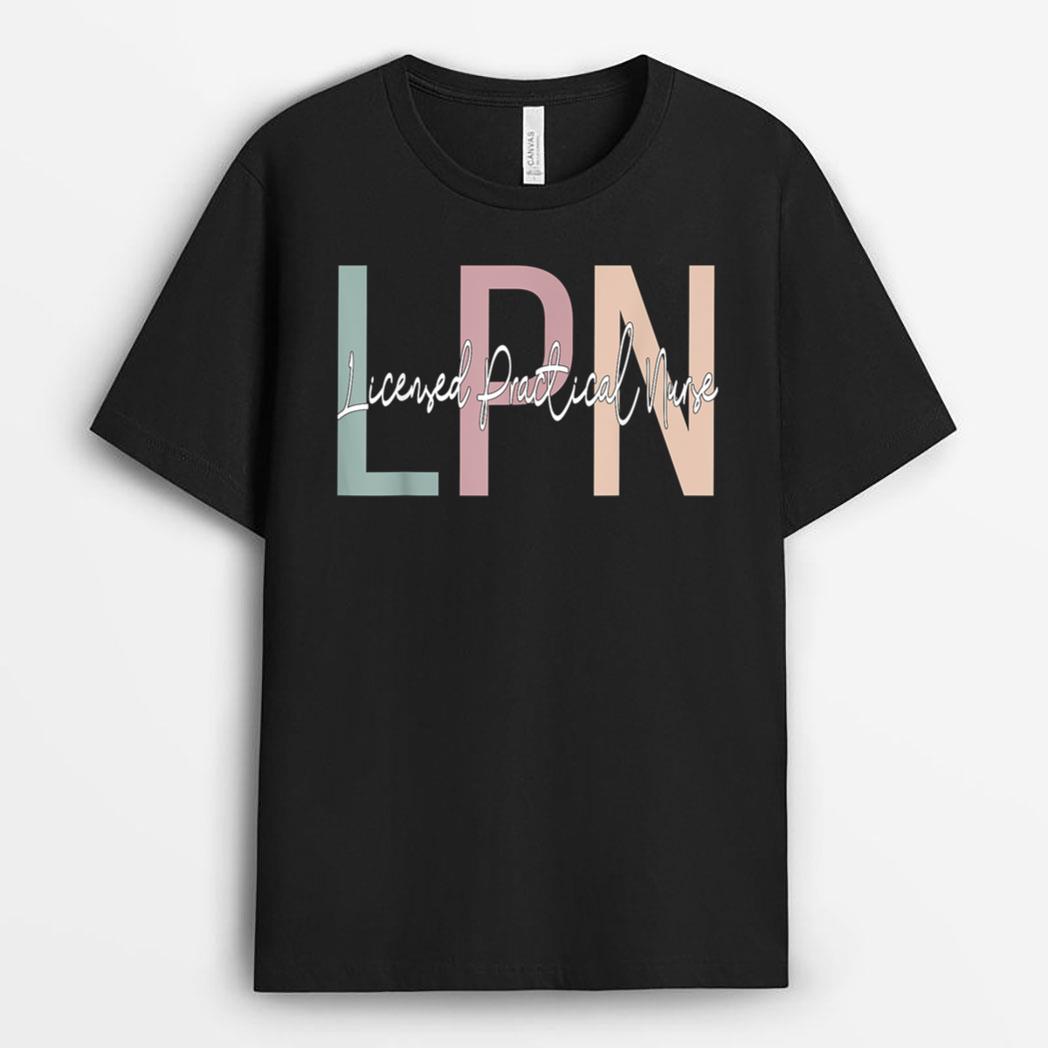 Licensed Practical Nurse Boho LPN Nurse T-Shirt