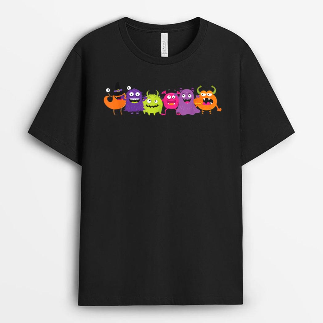 Little Monster Lazy Halloween Costume Cute Creepy T-Shirt