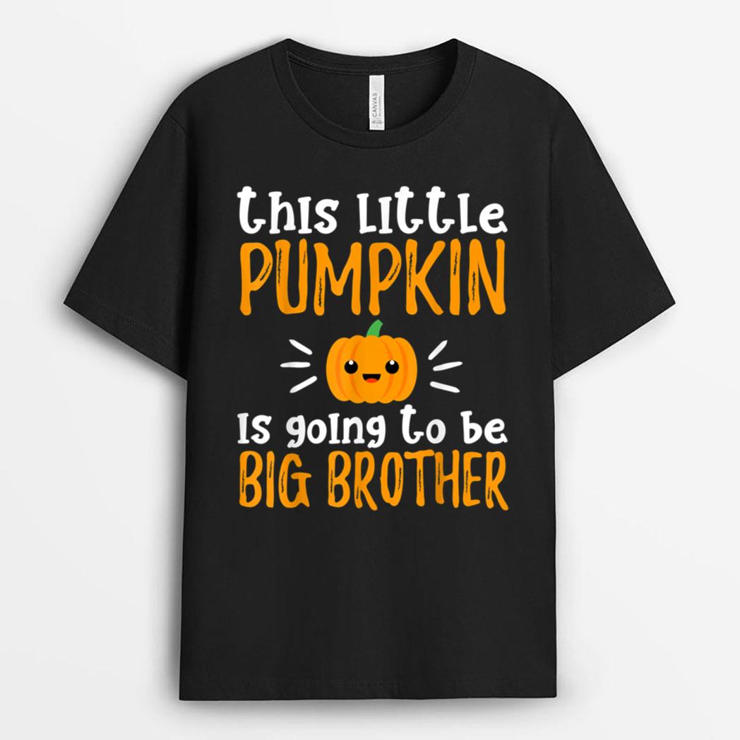 Little Pumpkin Pregnancy Announcement Halloween T-Shirt